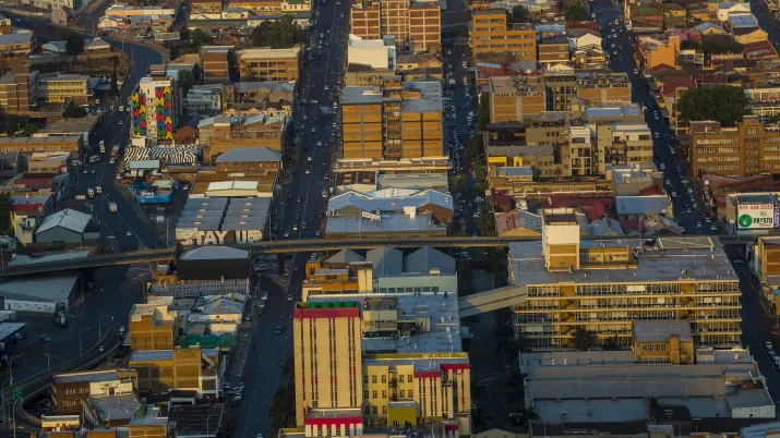 Ville de Johannesbourg, Afrique du Sud