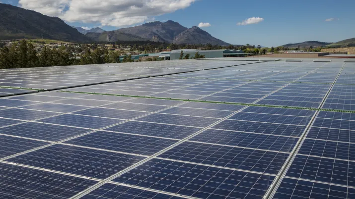 Panneaux solaires, Afrique du Sud