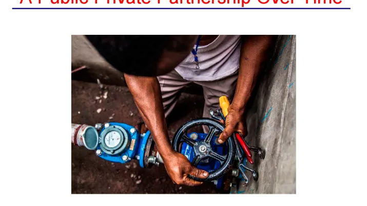 Retrospective Analysis of the Urban Water Supply Sector in Senegal: A Public-Private Partnership Over Time