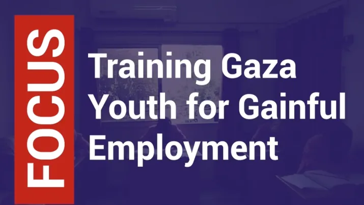 Training Gaza Youth for Gainful Employment