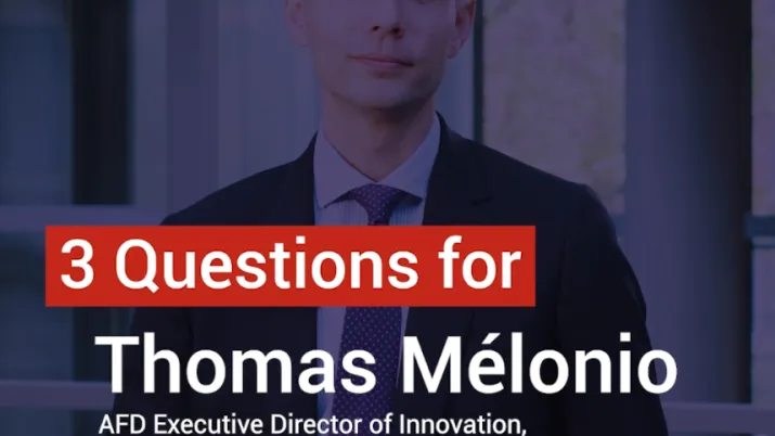 Thomas Mélonio : “we believe in the role that science and research play in development”