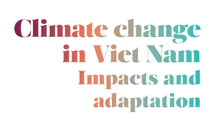 Climate change in vietnam