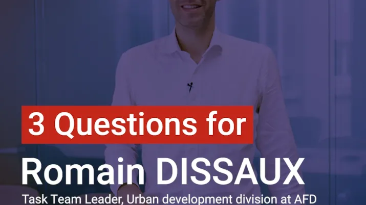 Romain Dissaux: "in Conakry this result in a system for capturing biogas"