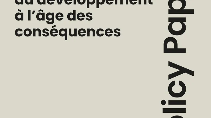 Policy Paper sur l'aide publique au développement