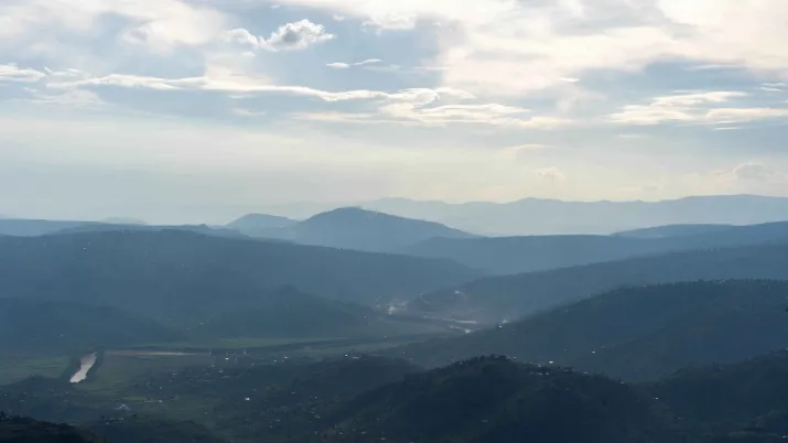 Rwanda landscape mountain