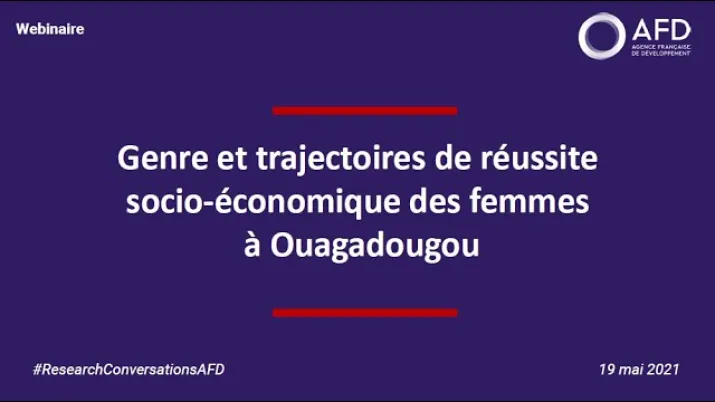 Genre - Trajectoire de réussite des femmes