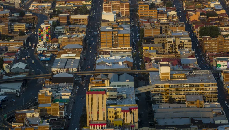 Ville de Johannesbourg, Afrique du Sud