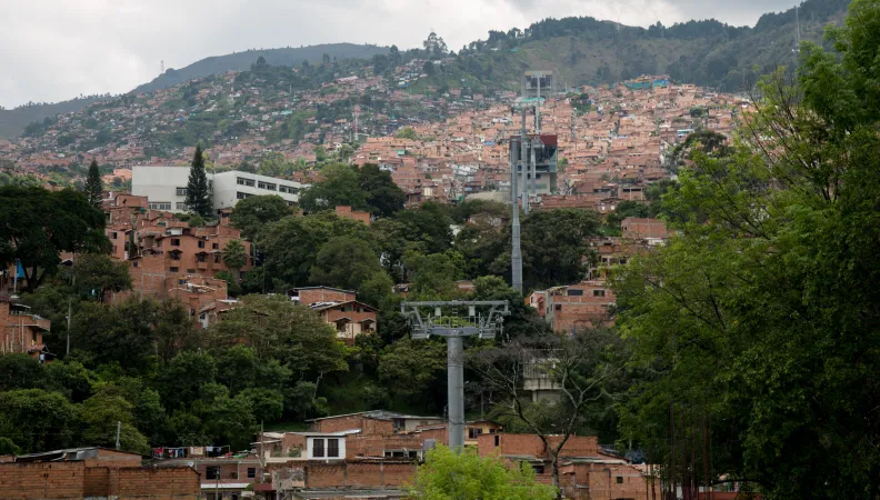 Tramvia de la ville de Medellín, Colombie