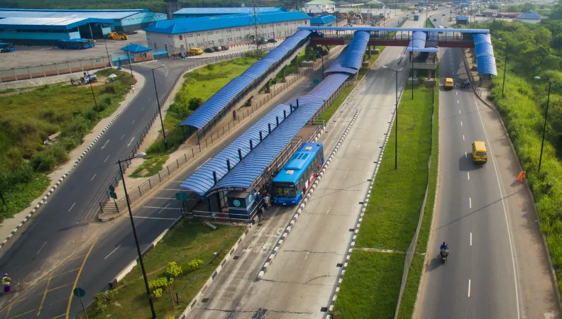 bus, Lagos, Nigeria, highway, transports, urban plan