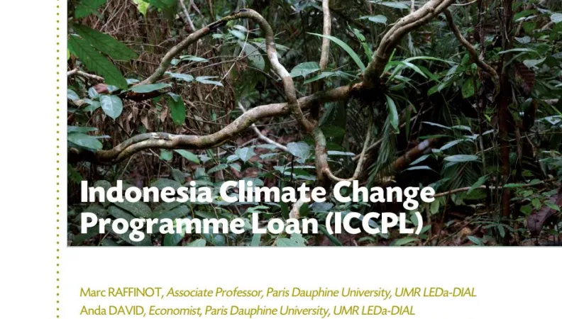 Indonesia Climate Change Programme Loan (ICCPL) visuel