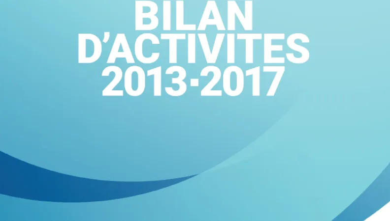 Bilan d’activités OSC 2013-2017 couverture