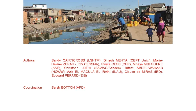 publication on challenges in sanitation from AFD