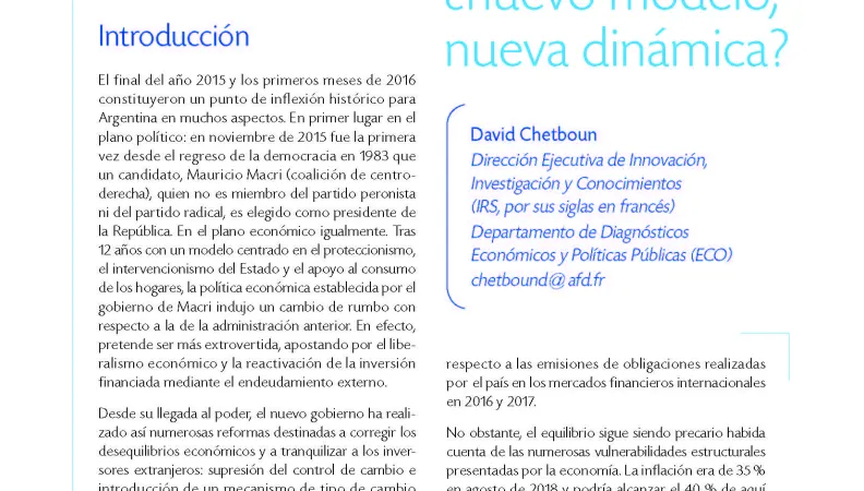 Argentina. Nuevo modelo, nueva dinámica_couv