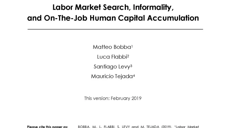 Labor market search and On-The-Job human capital accumulation_couv