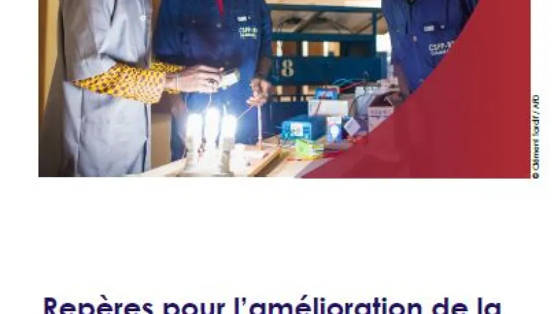 Repères pour l’amélioration de la qualité en formation professionnelle AFD CEREQ