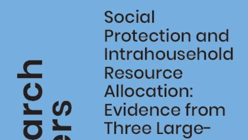 Couv Research papers N° 138