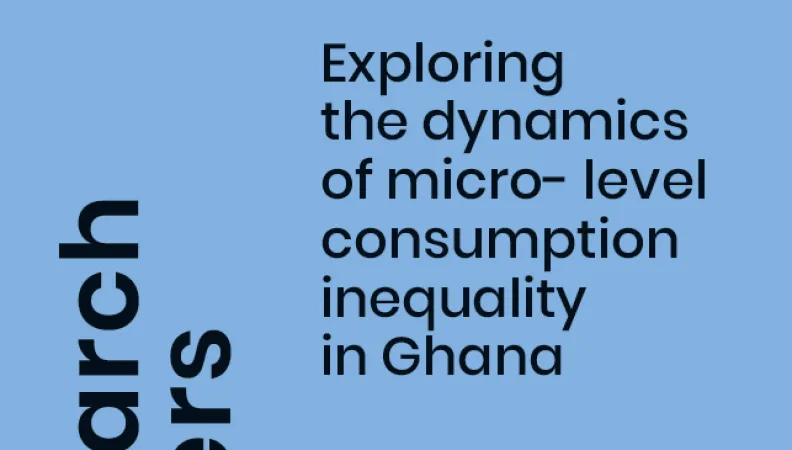Study on the dynamics of micro- level consumption inequality in Ghana