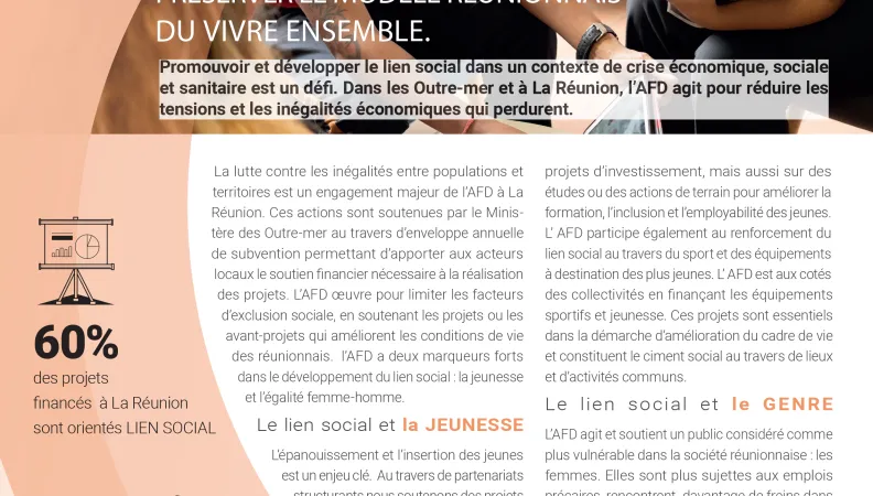 Préserver le modèle réunionnais du vivre ensemble.