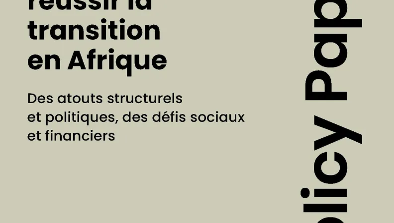 Policy paper sur les enjeux climatiques et la transition africaine