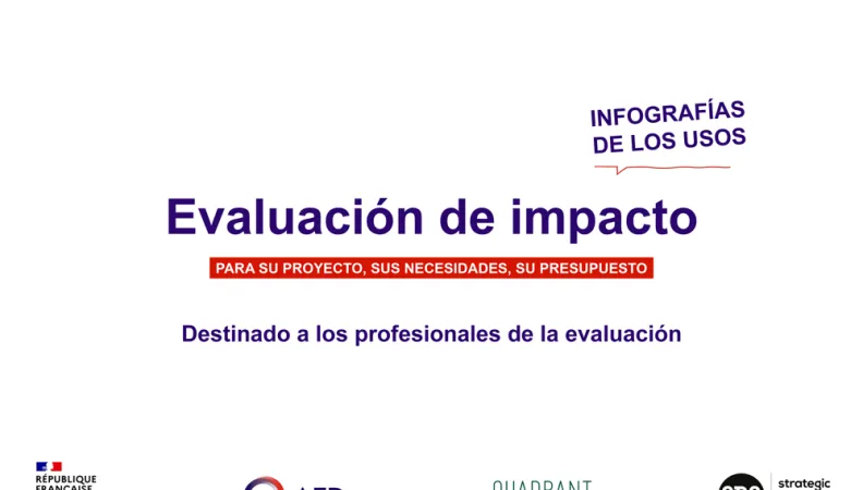 Evaluación de impacto - Infografías de los usos