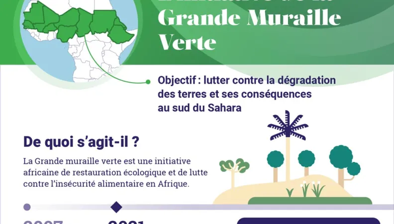 Infographie - L'initiative de la Grande muraille verte