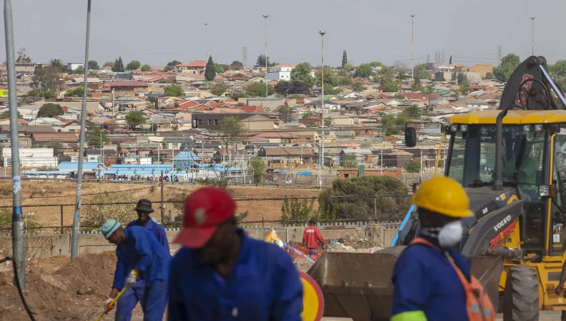 Projet à Soweto, en Afrique du Sud.