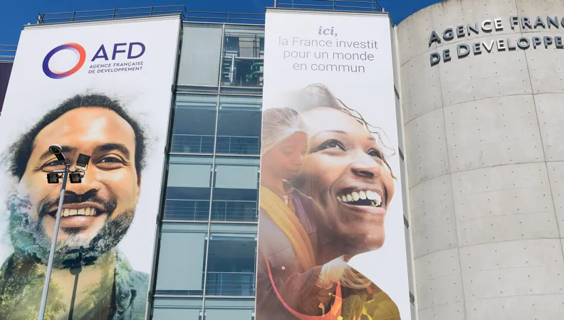 Le siège de l'AFD à Paris