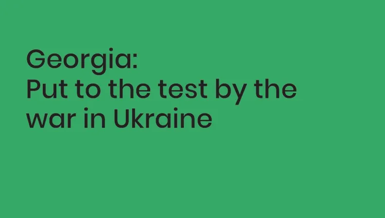 Georgia: Put to the test by the war in Ukraine