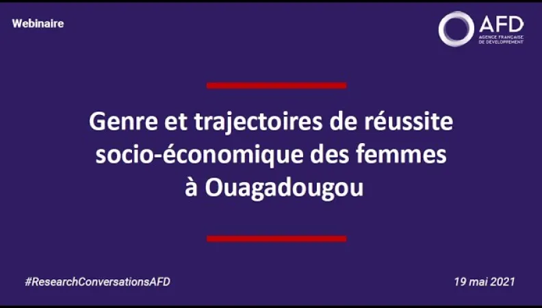 Genre - Trajectoire de réussite des femmes
