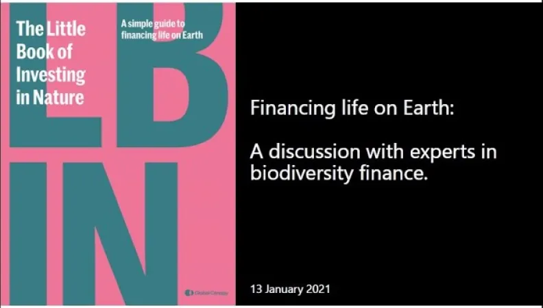 How to finance life on Earth