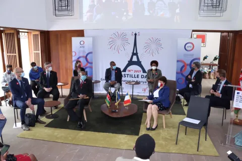 RESPONSE TO COVID-19 CRISIS: France commits to finance Kenya Red Cross Society and Fresh Life Initiative through its Public Bank, the Agence Francaise de Developpement