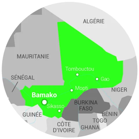 Carte Mali