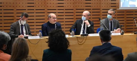 Visite de Jean-Michel Blanquer au site de l'AFD