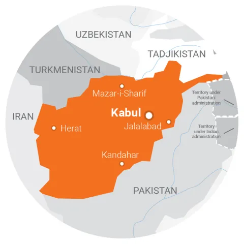 map Afghanistan