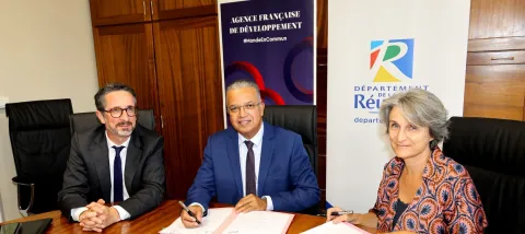 Partenariat entre l’État, le conseil départemental de La Réunion et l’AFD