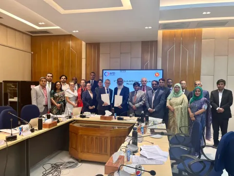 The Agence Française de Développement (AFD) and Bangladesh hold the 6th Annual Consultation Meeting -image-