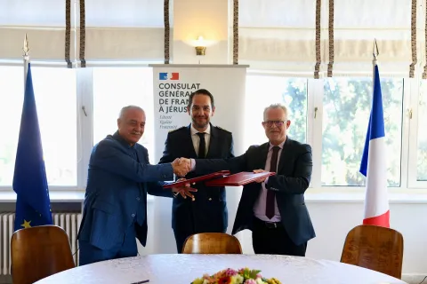AFD help to Saint Joseph Hospital Palestinian Health Care